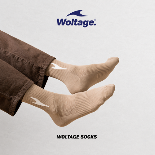 WOLTAGE BREATHABLE COTTON SOCK ANTI- BACTERIAL