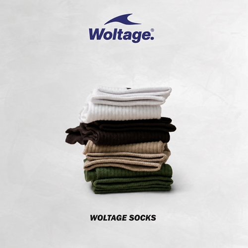 WOLTAGE BREATHABLE COTTON SOCK ANTI- BACTERIAL