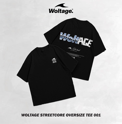 WOLTAGE STREETCORE OVERSIZED TEE 001